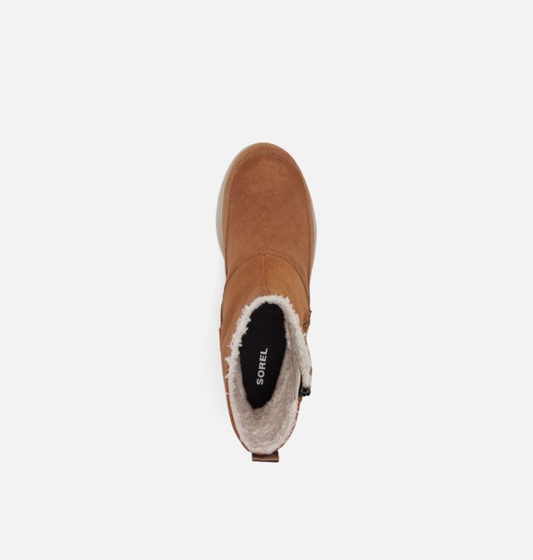 Sorel Dam Vinterkängor Brun - ™ Explorer Zip Låga - ZYR-092168
